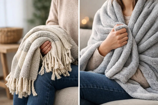 Cotton Throws vs Fleece Blankets: Which Suits You? - Stella Frank