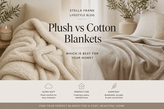 Best Blanket for a Cosy Bedroom Australia (our Premium Waffle Cotton vs our Plush Guide) - Stella Frank