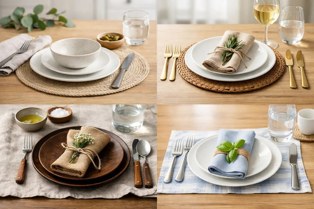 9 Simple Table Setting Ideas for Every Day - Stella Frank