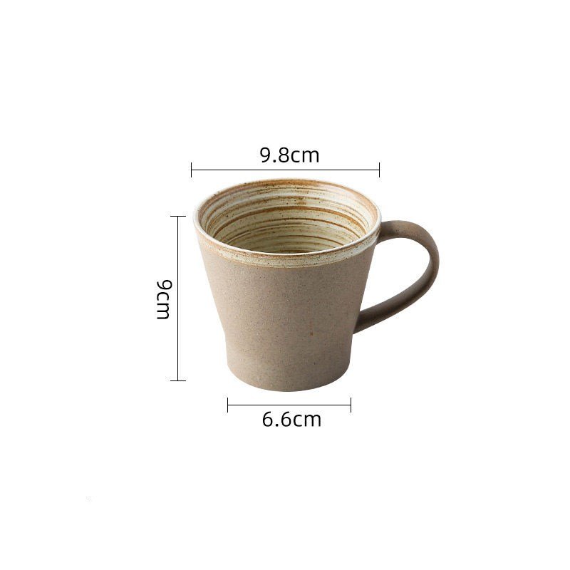 Stella Frank Stoneware Coffee Cup - Minimalist Ceramic Mug - Stella Frank
