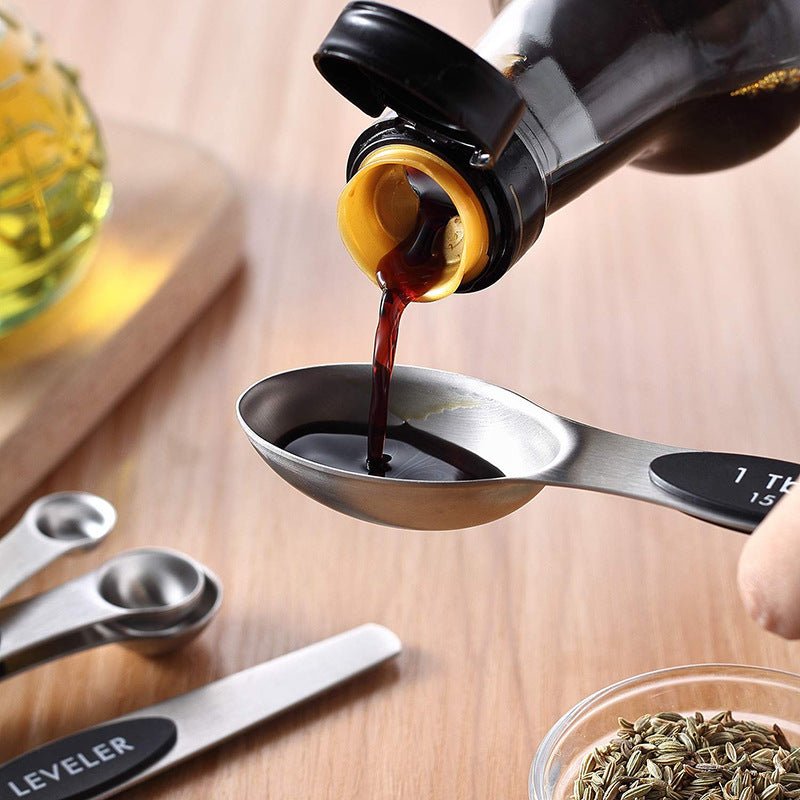Stainless Steel Measuring Spoon Set - Stella Frank
