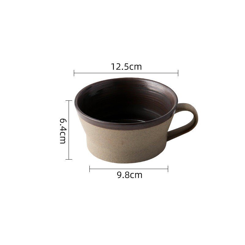 Minimalist Stoneware Coffee Mug – Ceramic Tea Cup | Aesthetic Kitchenware - Stella Frank