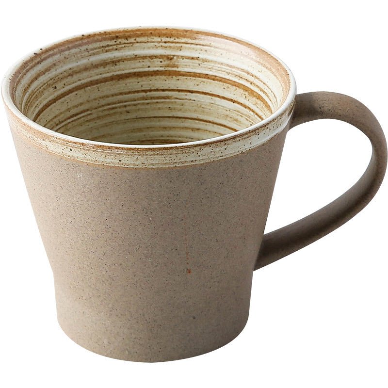 Minimalist Stoneware Coffee Mug – Ceramic Tea Cup | Aesthetic Kitchenware - Stella Frank