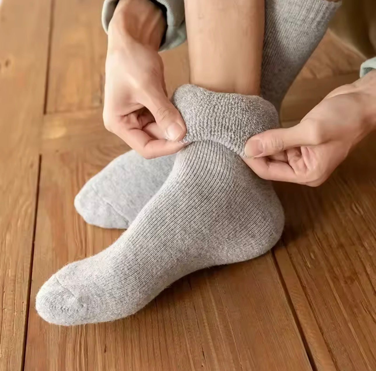 Merino Wool Lounge Socks (3 pairs) - Stella Frank