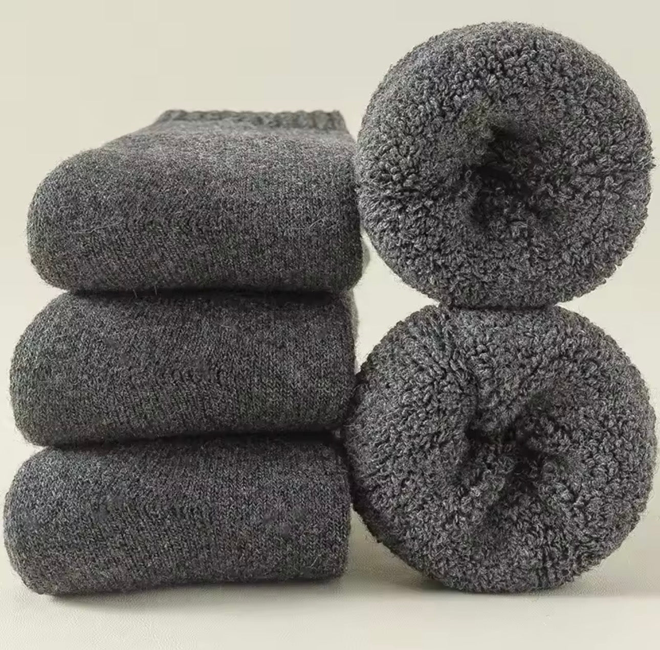 Merino Wool Lounge Socks (3 pairs) - Stella Frank
