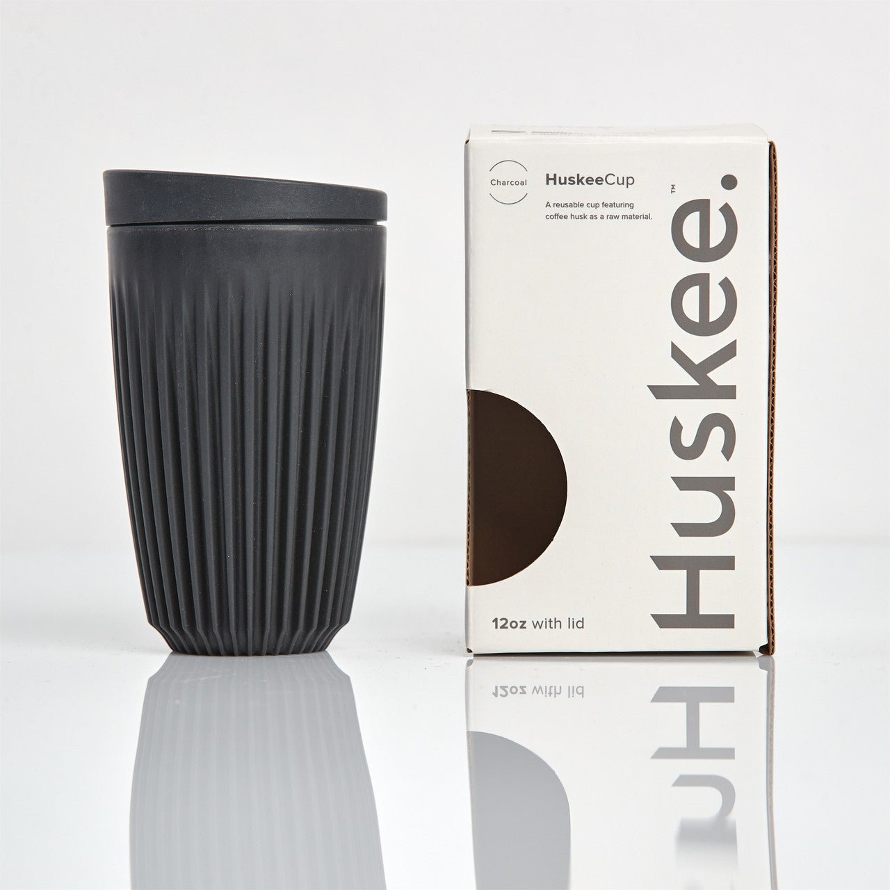 HuskeeCup Reusable Coffee Cup with Lid – 350ml (12oz) - Stella Frank