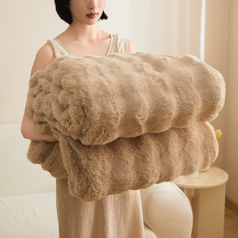 Plush Fleece Blanket – Ultra Soft Double - Sided Throw for Cozy Living - Stella Frank