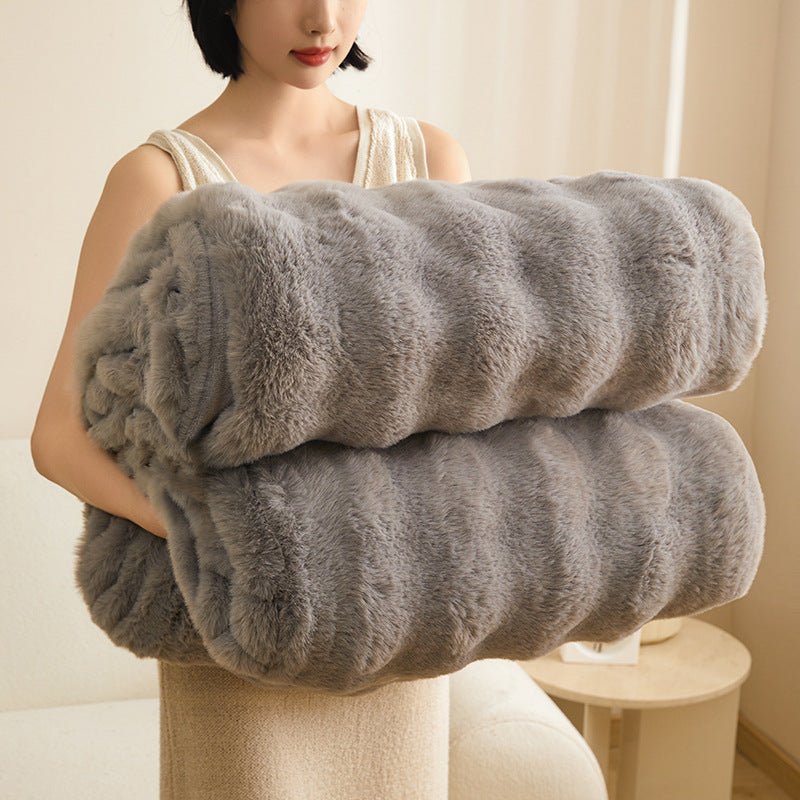 Plush Fleece Blanket – Ultra Soft Double - Sided Throw for Cozy Living - Stella Frank