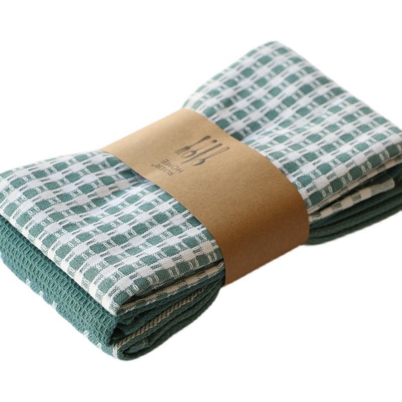 Premium Cotton Kitchen Tea Towels – 3 Pack Multi - Purpose Absorbent Cloths - Stella Frank
