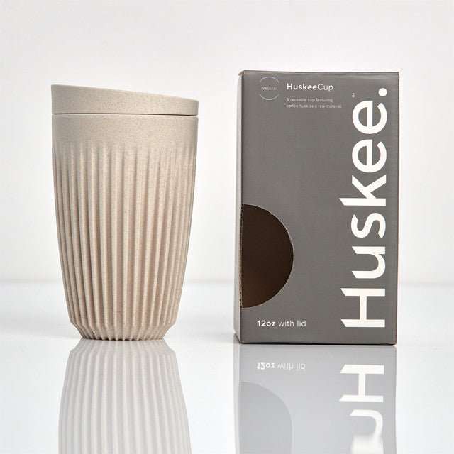 HuskeeCup Reusable Coffee Cup with Lid – 350ml (12oz) - Stella Frank